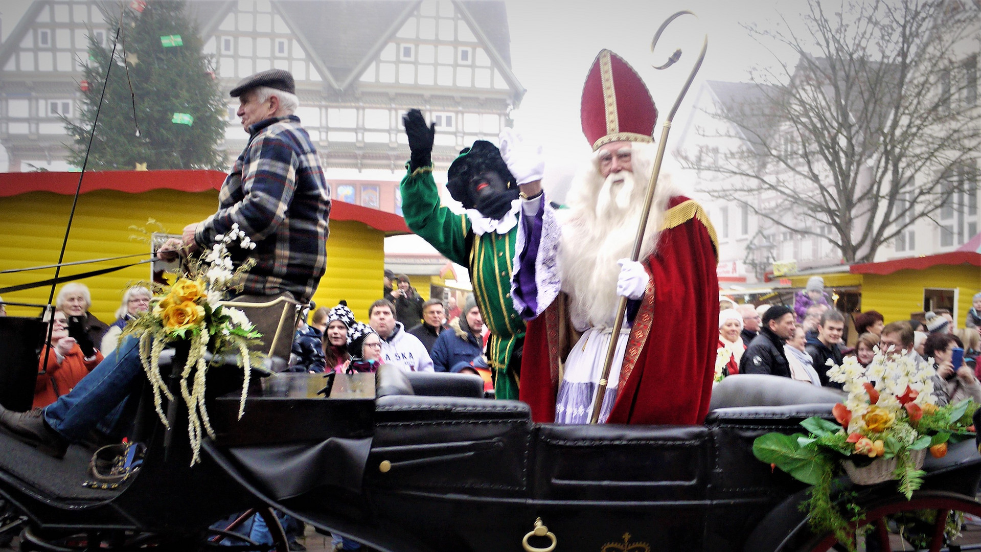 Sint Nicolaas & De Zwaarte Piet in Blomberg