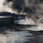 Sinterterrassen im Morgenlicht