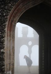 Sintra - Palácio Nacional da Pena im Nebel