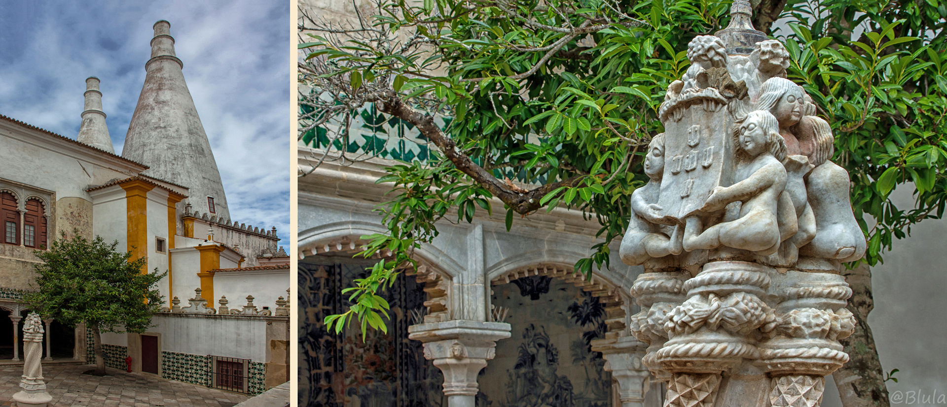 Sintra Palacio Nacional, Innenhof