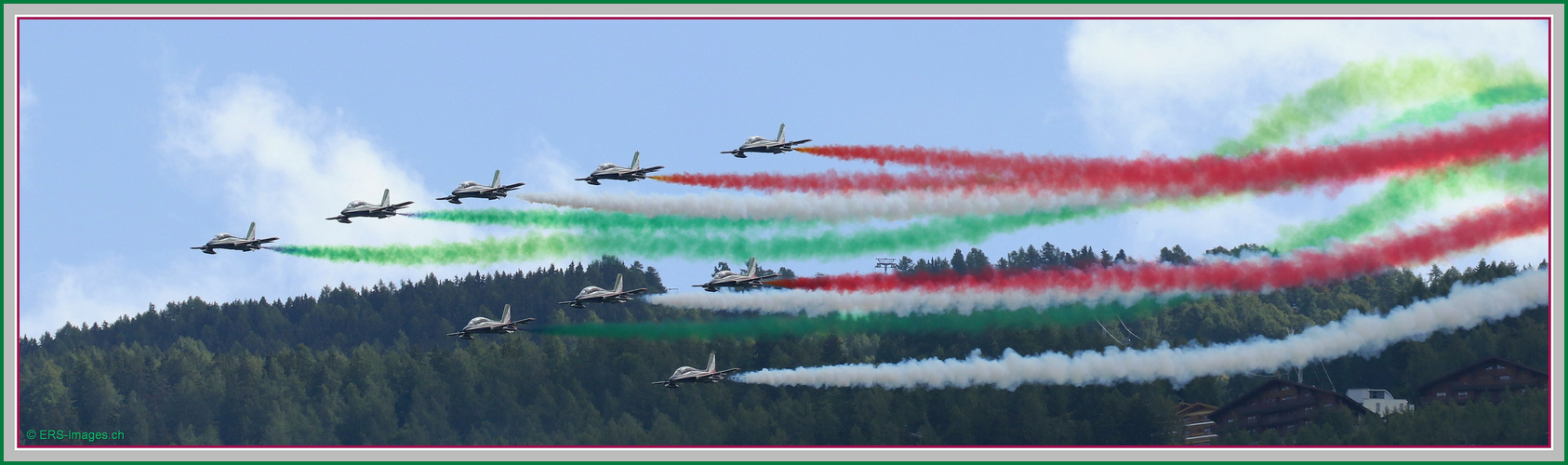 Sion Air Show 2017-09-16 2475 Frecce Tricolori Alenia Aermacchi M-345 HET ©