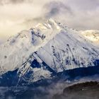 Sion und die umliegenden Berge, hier der Grand Muveran