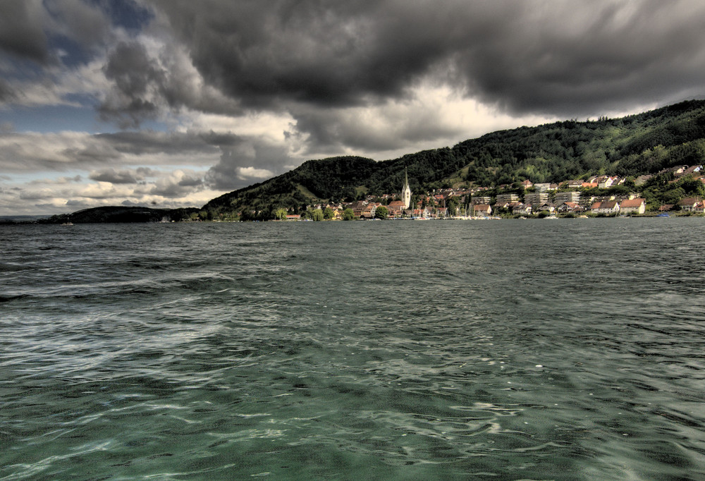 Sipplingen von der Seeseite HDR aus der Hand.