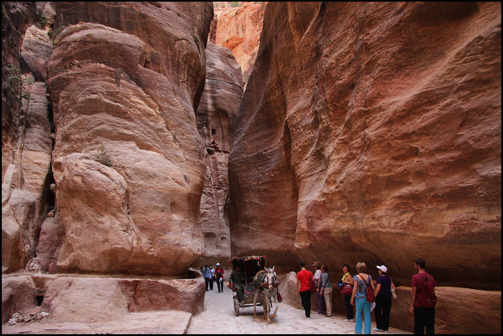 Siq- canalone d'ingresso a Petra