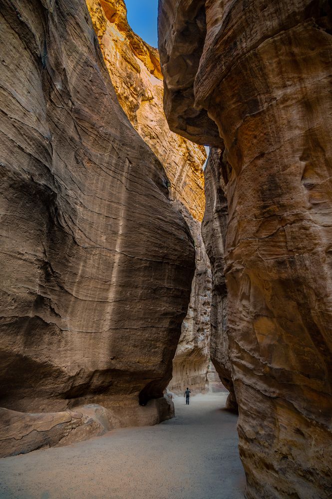 "Siq" der Weg nach Petra