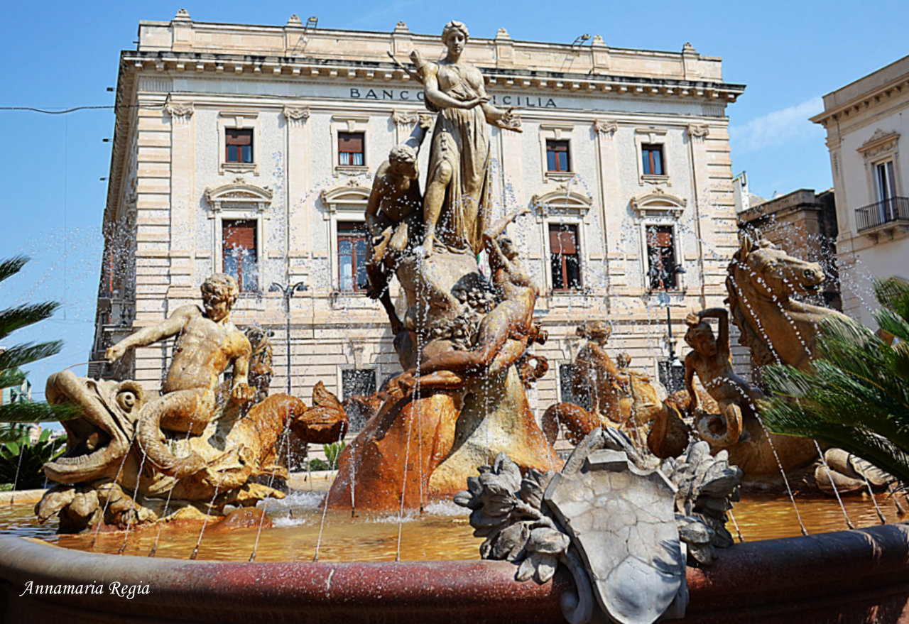 Siracusa: Fontana di Diana .