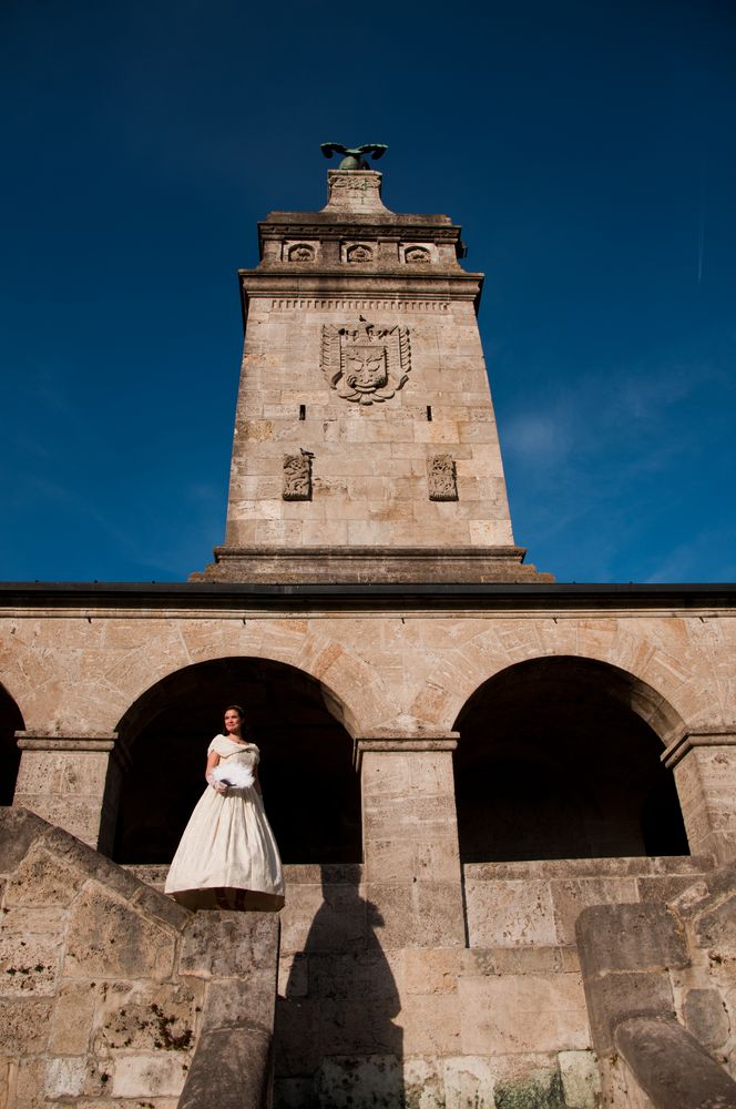 Sissi am Bismarkturm in Berg