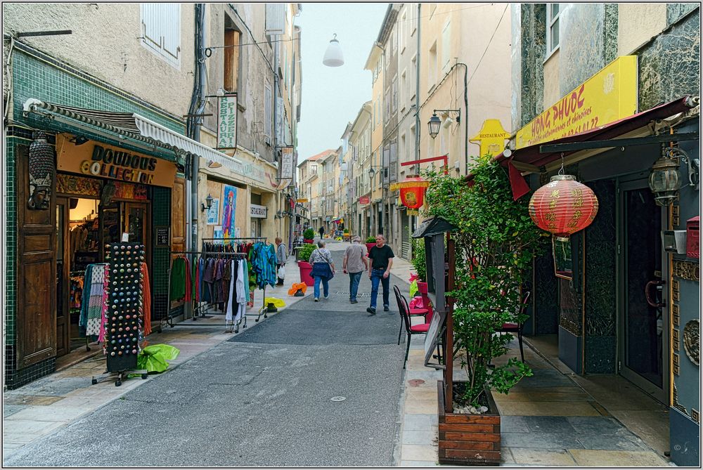 Sisteron, Geschäftsstrasse