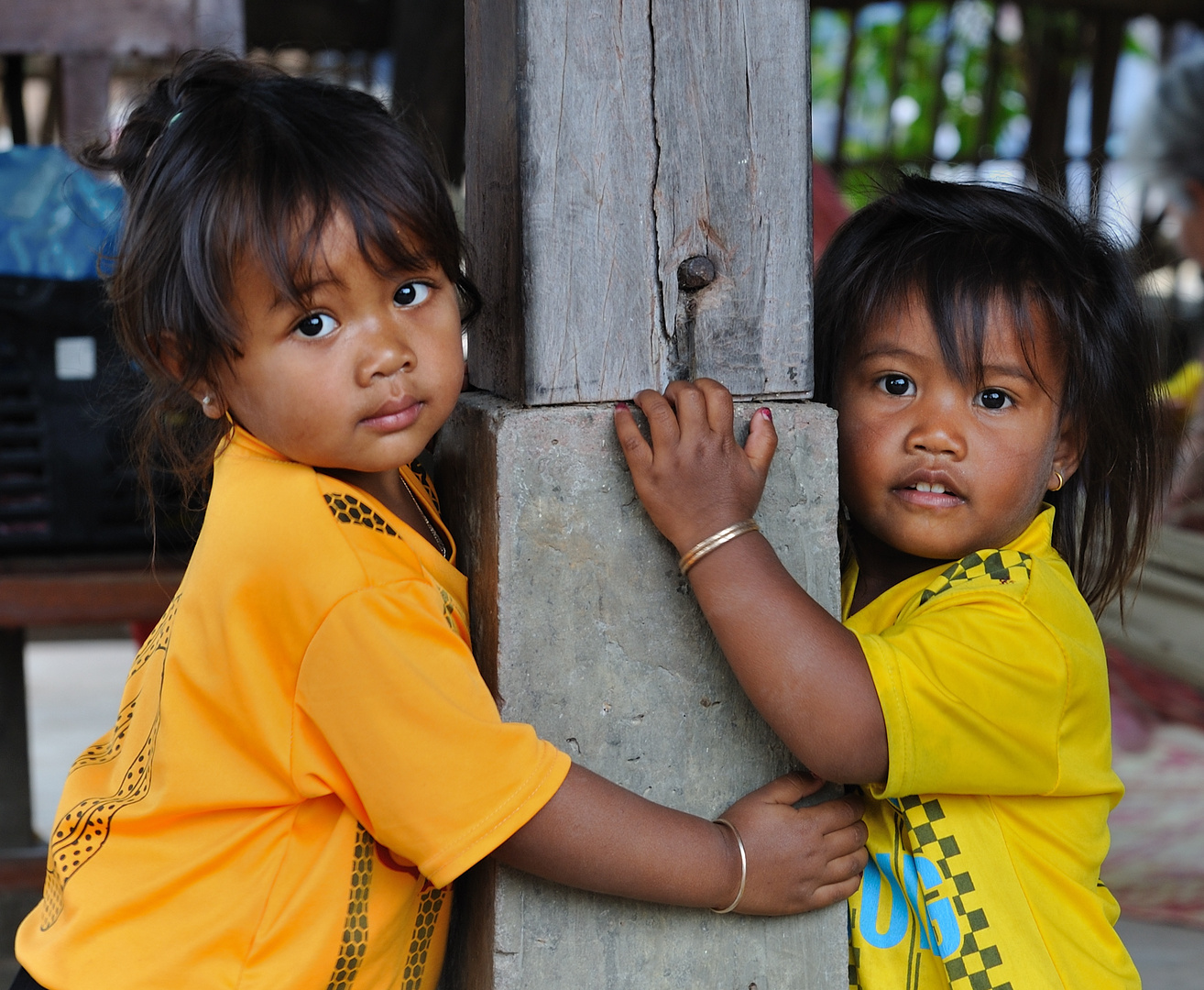 Sisters from Banteay Chhmar Village 2