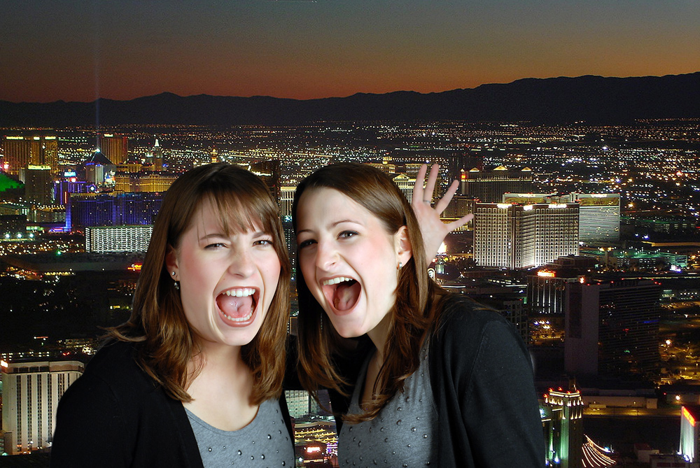 Sisters in Las Vegas