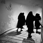 Sisters in the tunnel