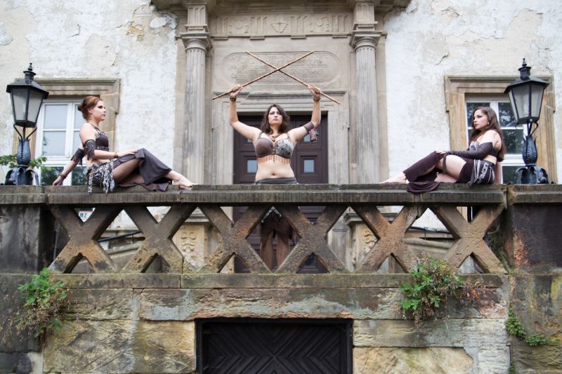 Sit-in auf der Balustrade