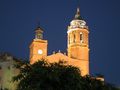 Sitges bei Nacht von Udo Jaeckel