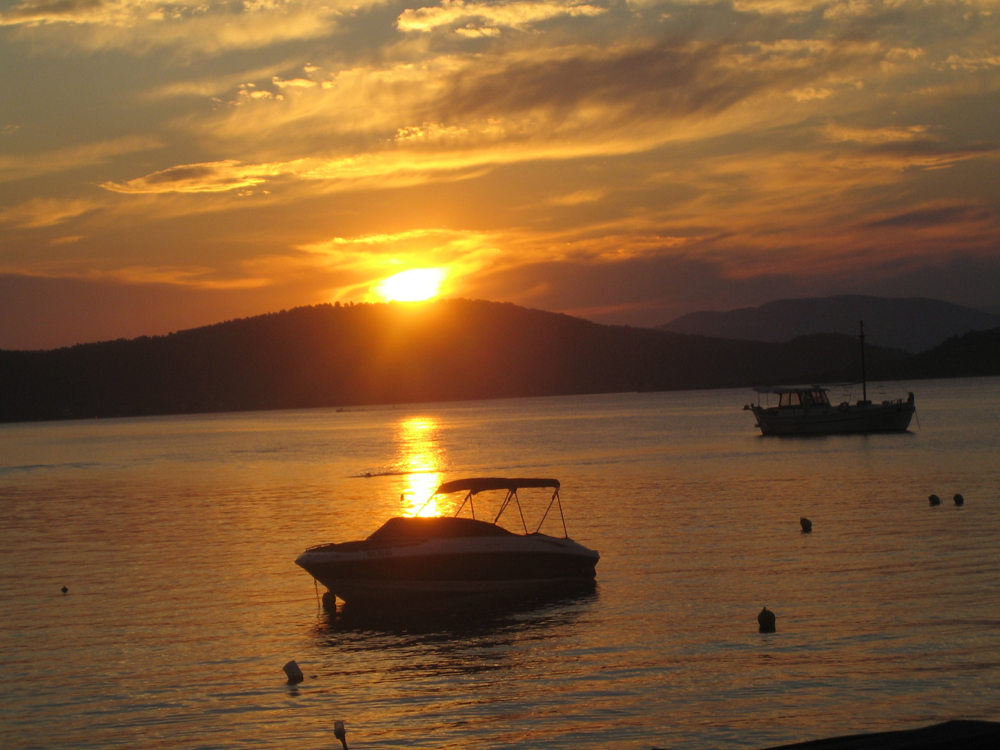 Sithonia Sonnenuntergan BErg Athos