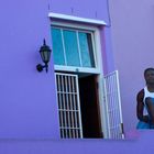 Sitting in front of my grandma's house in Capetown