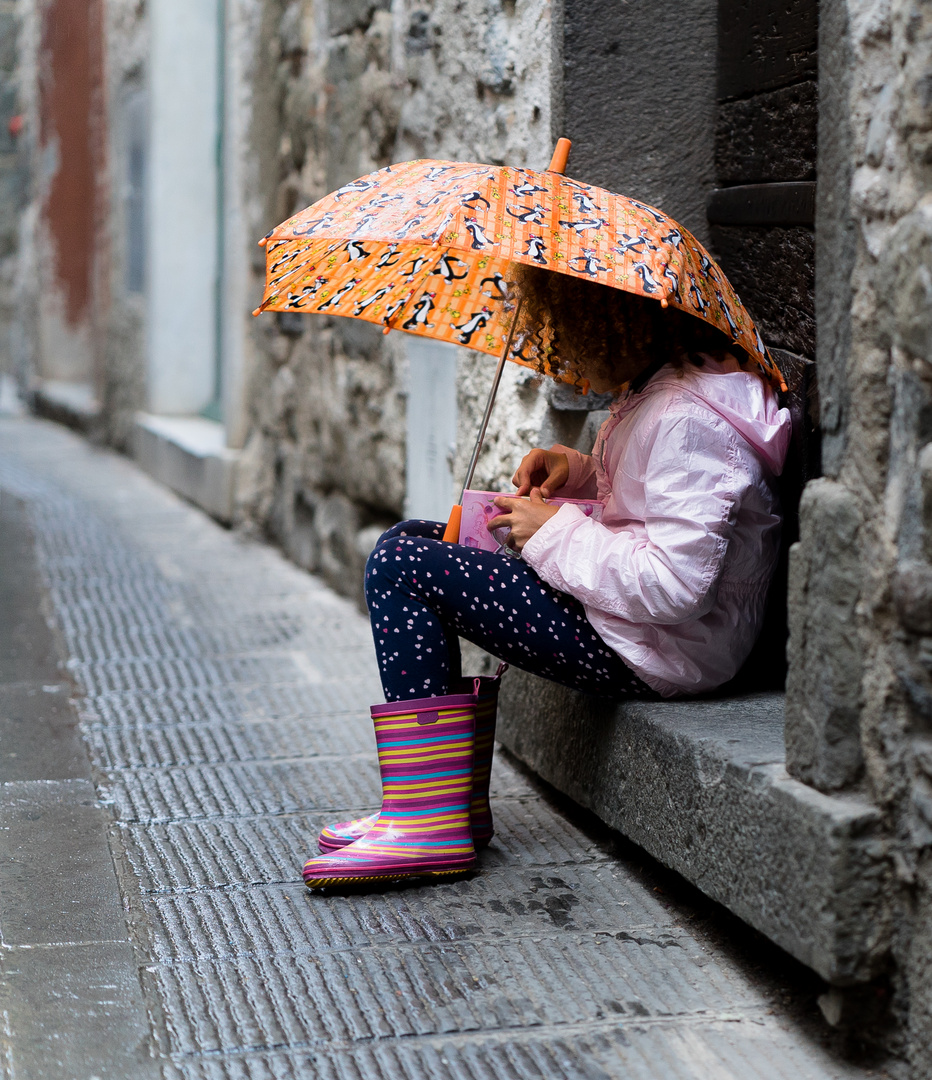 Sitting in the rain