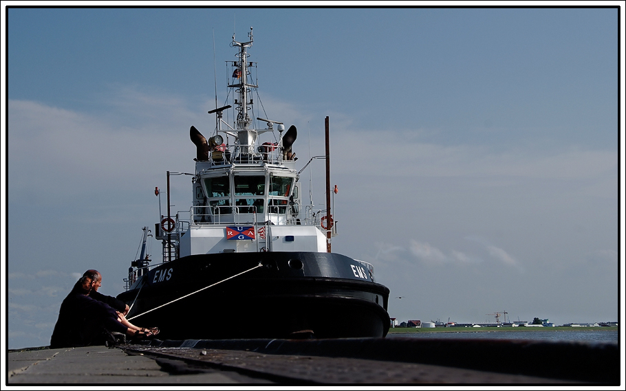 ... sitting on the bay ...