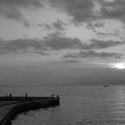 Sitting on the dock...