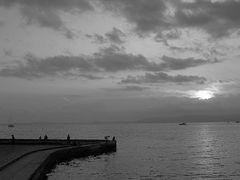 Sitting on the dock...