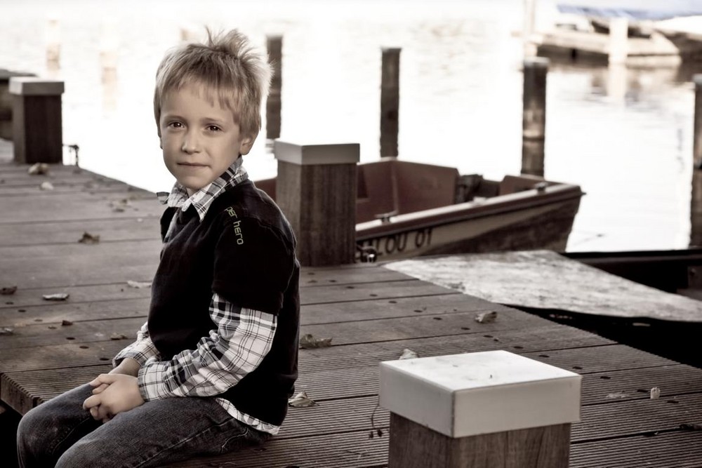 Sitting on the dock