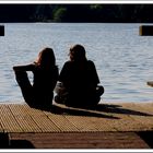 sitting on the dock of the bay