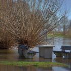 Sitzecke bei Hochwasser