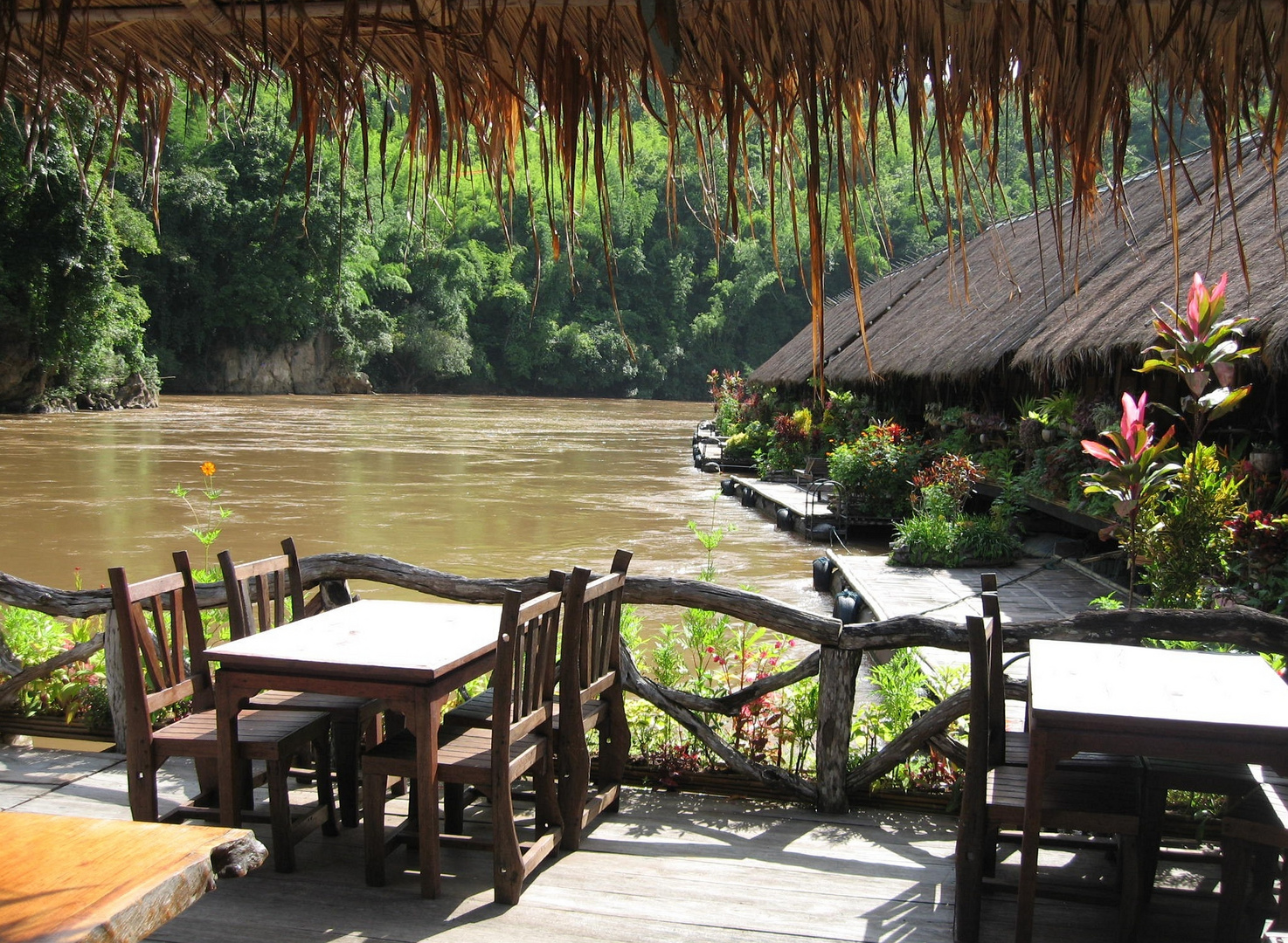 Sitzplatz am River Kwai