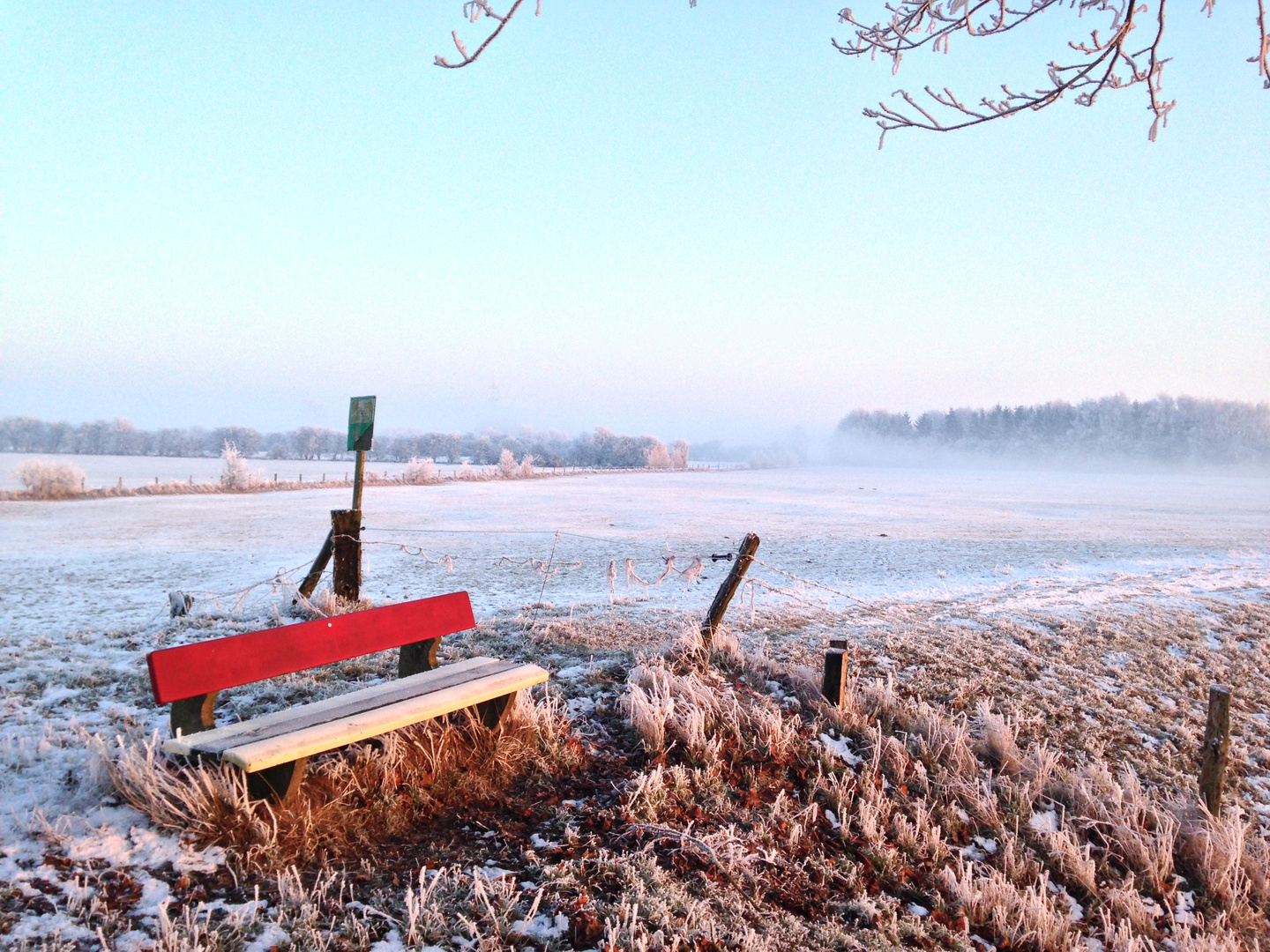 Sitzplatz auf dem Deich