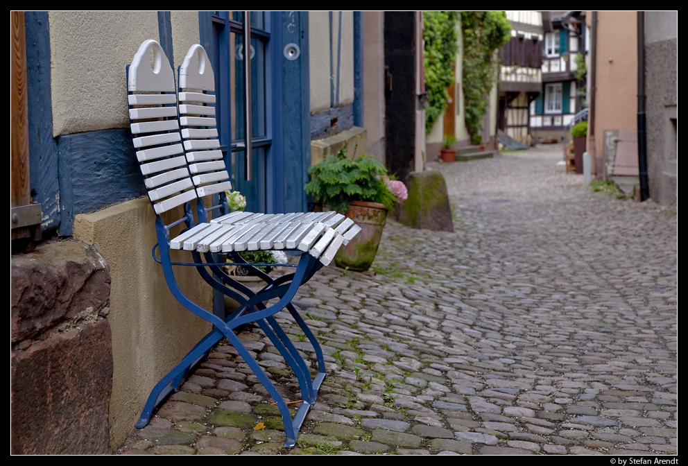 Sitzplatz in der Engelgasse