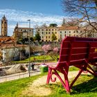 Sitzplatz in Monforte d’Alba Piemont