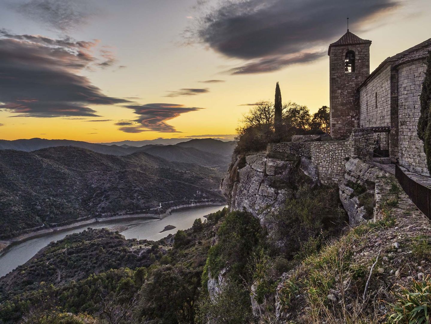 Siurana at sunset