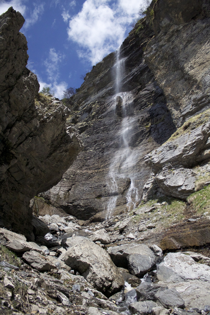 Sixt Fer a Cheval Cascade au fond du cirque