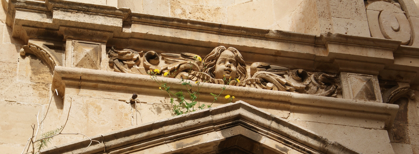 Sizilien - Barocker Engel in Syrakus