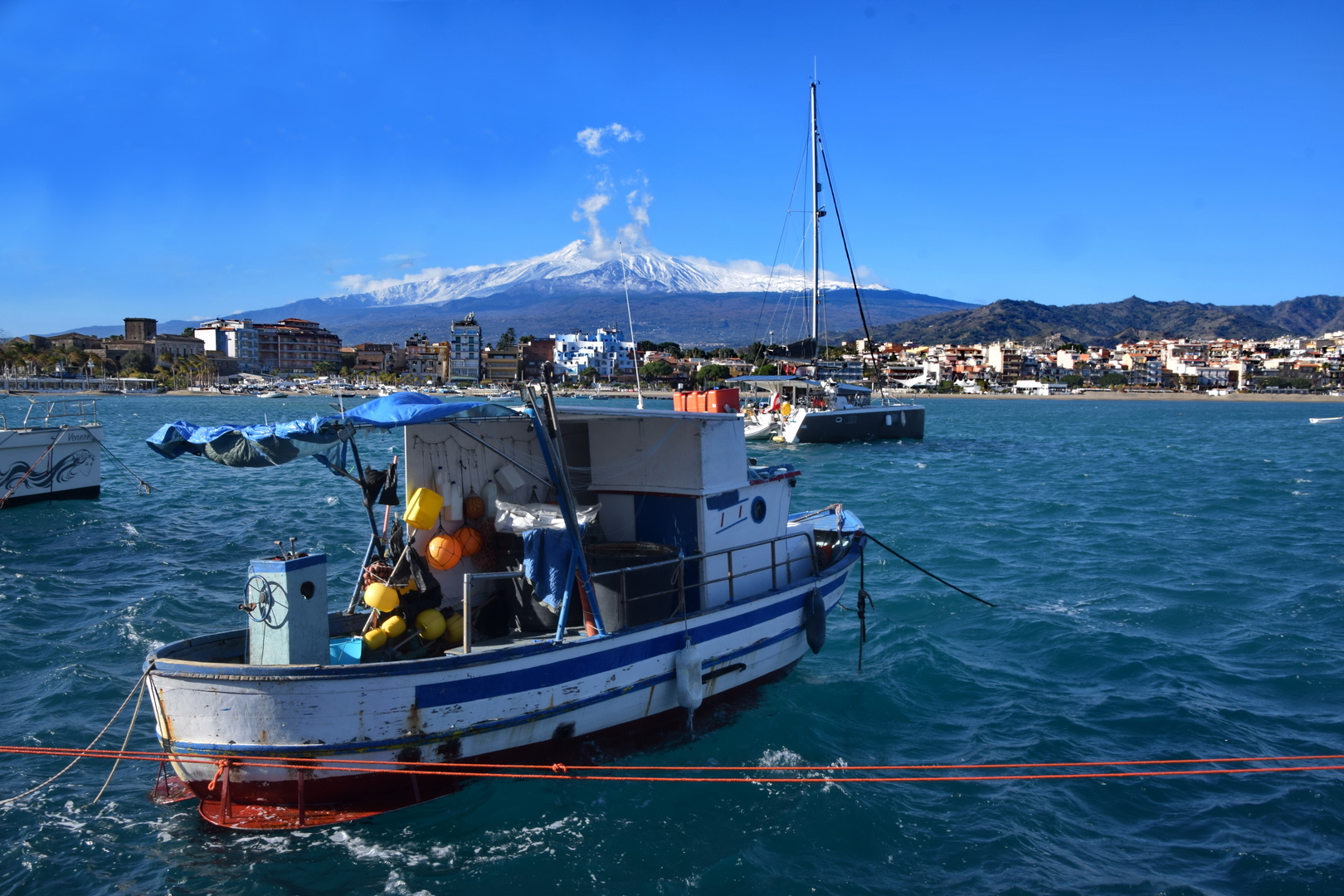 Sizilien, Ostküste mit Ätna