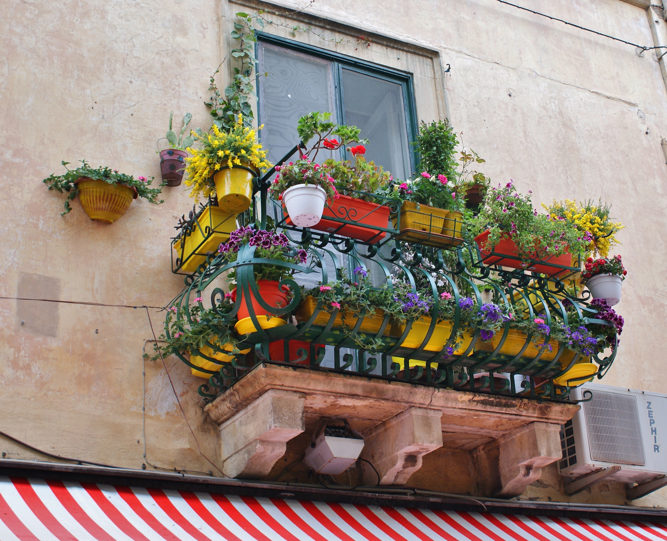 Sizilien - Taormina - Balkon