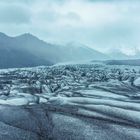 Skaftafellsjokull with Trekkers