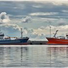 Skagen Hafen im Gegenlicht