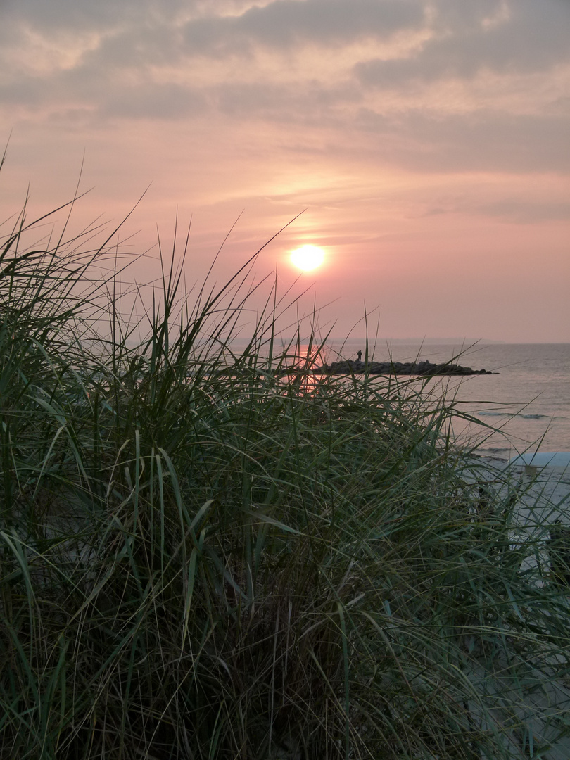 Skagen-Licht-im vergehen-an -der- düne