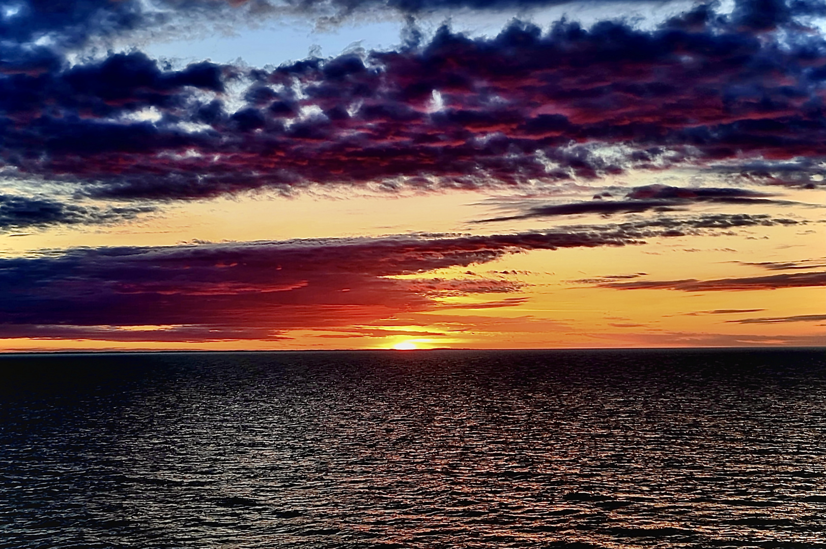 Skagerrak - solnedgang