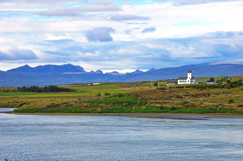 Skálholt vom Süden