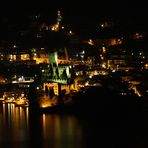 Skaligerburg von Malcesine bei Nacht