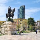 Skanderbeg-Denkmal Tirana, Albanien