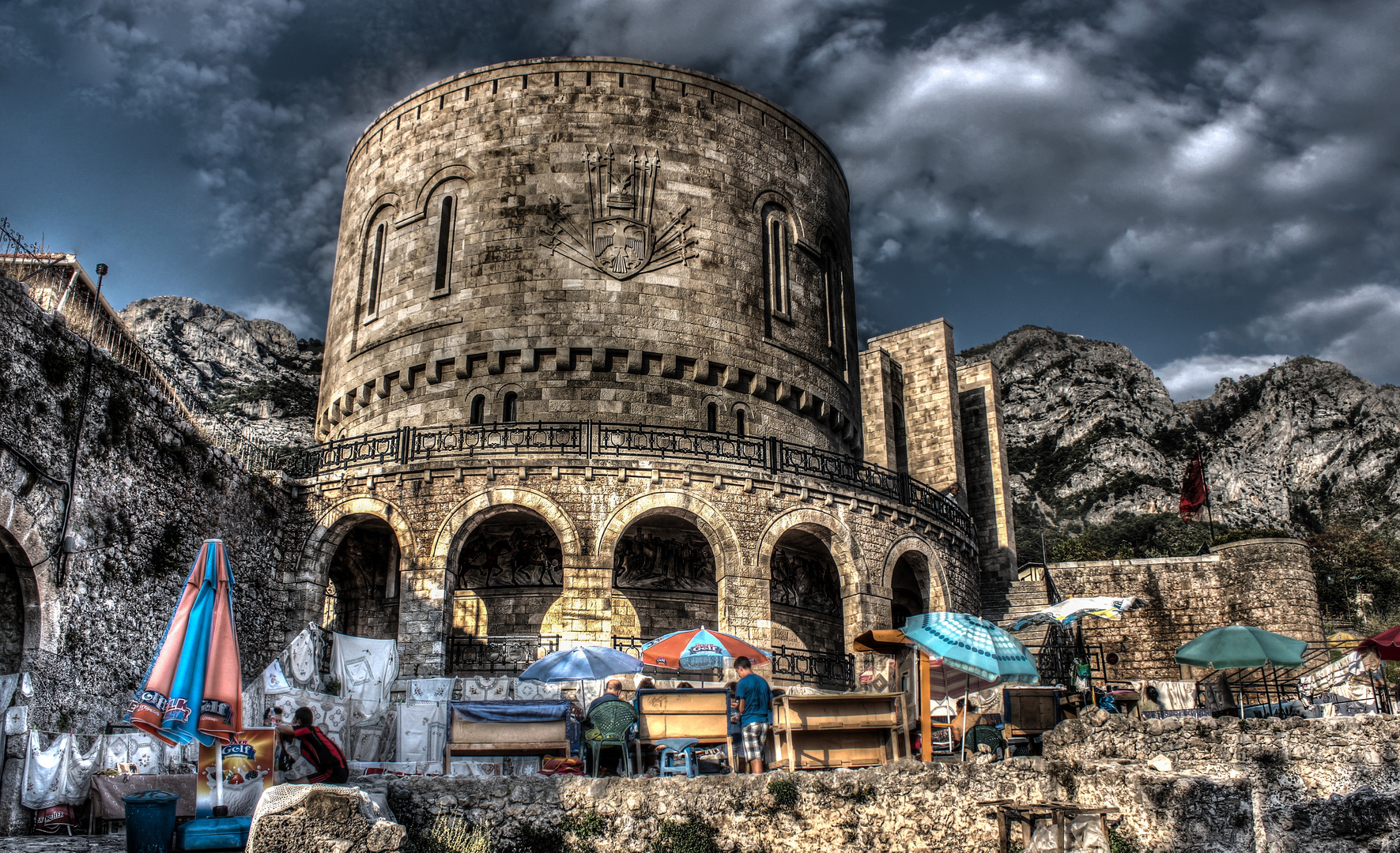 Skanderbeg Museum auf der Burg Kruja Albanien