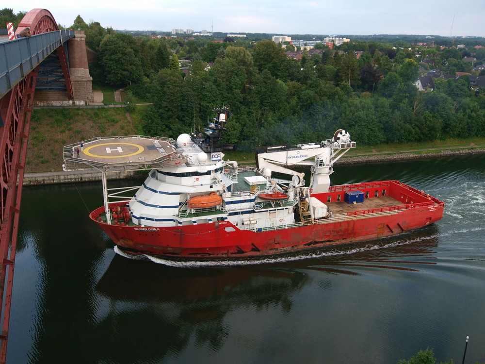 SKANDI CARLA auf dem Nord-Ostsee-Kanal