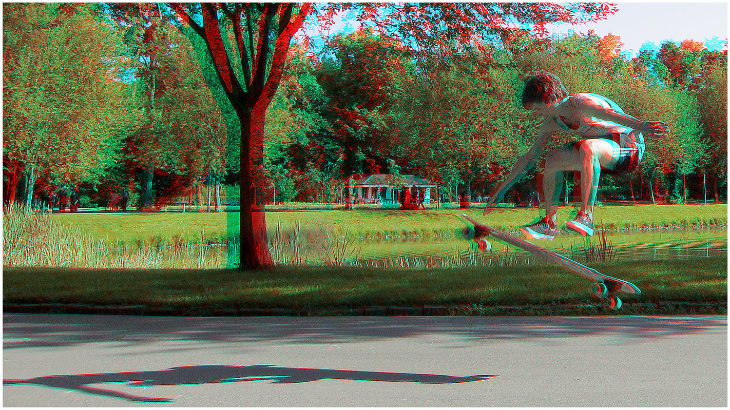 Skateboard (3D-Foto)