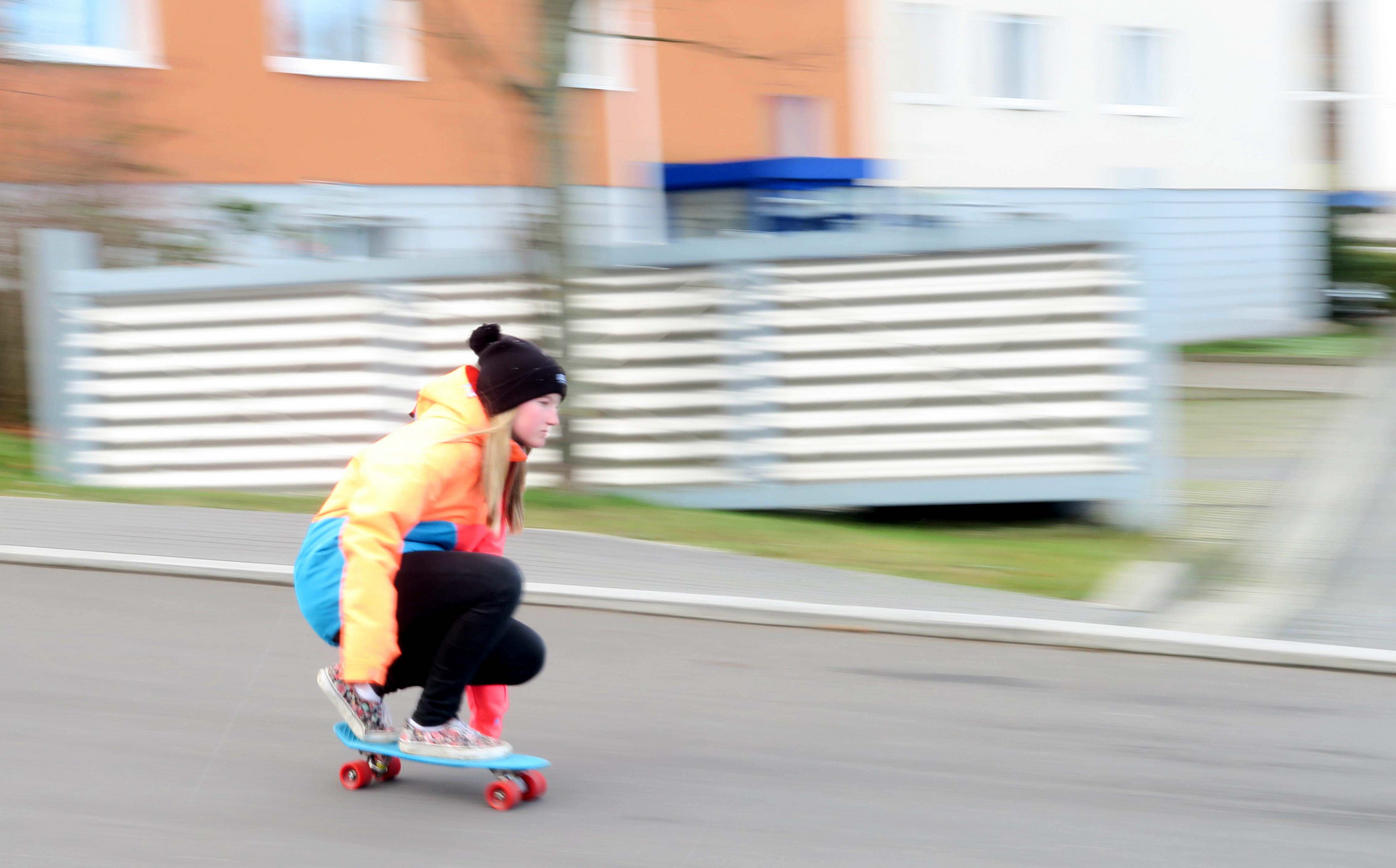 Skateboard rollern ;)