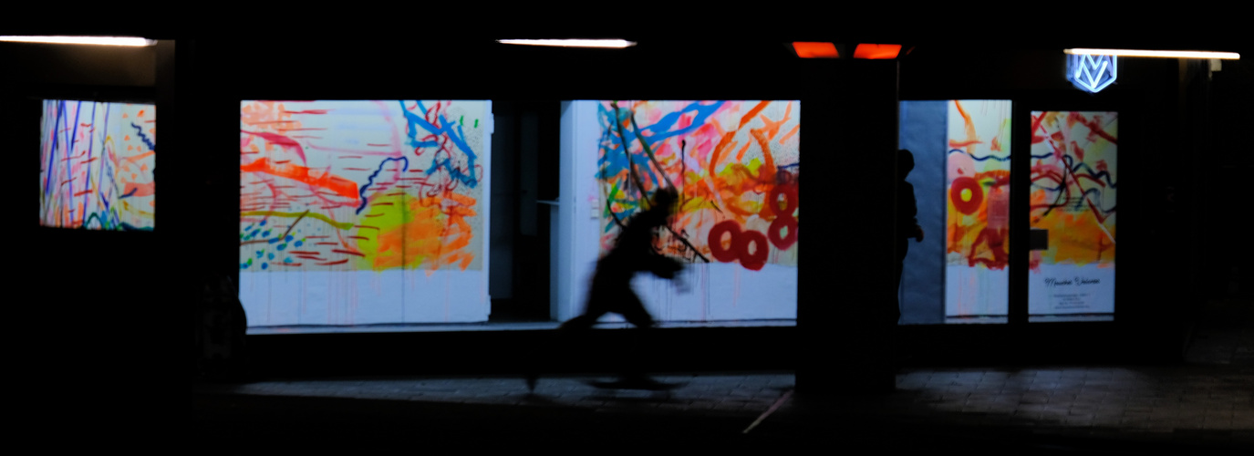 Skateboard und Kunst am Ebertplatz - Köln