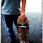 skateboarding...