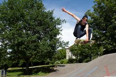 Skateboarding