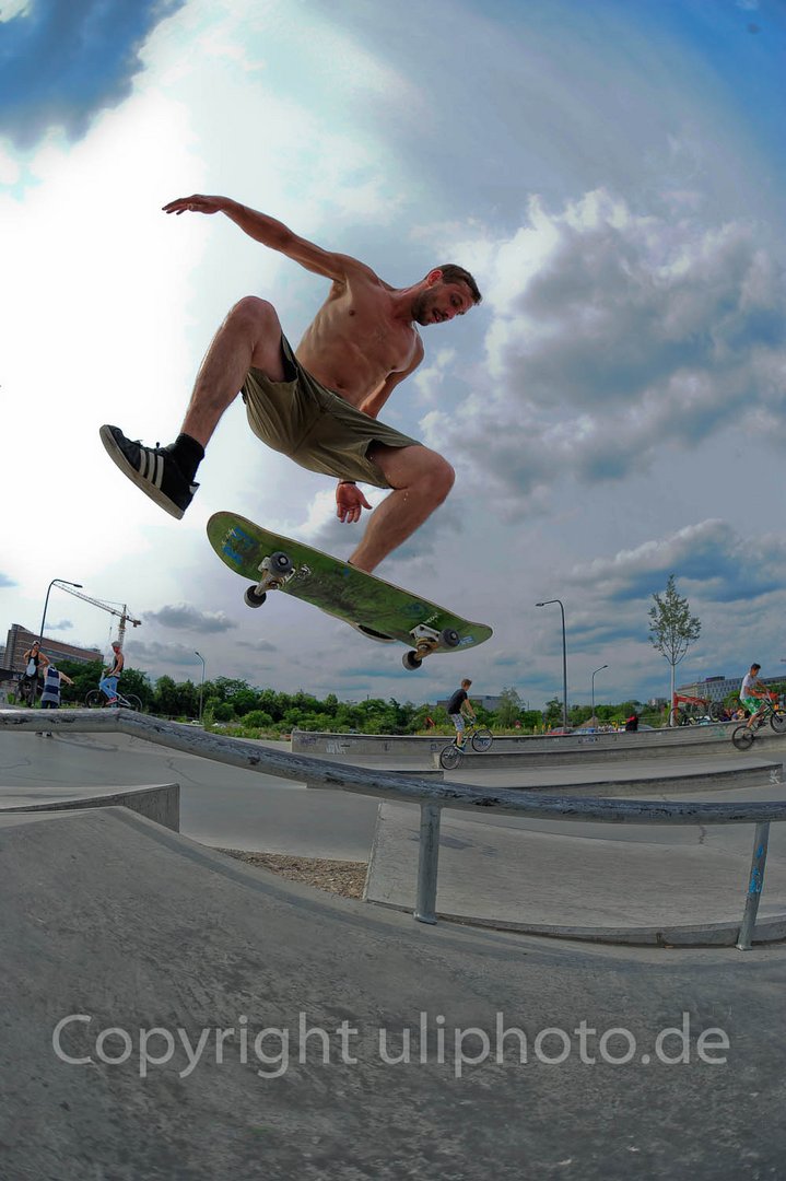 skateboarding